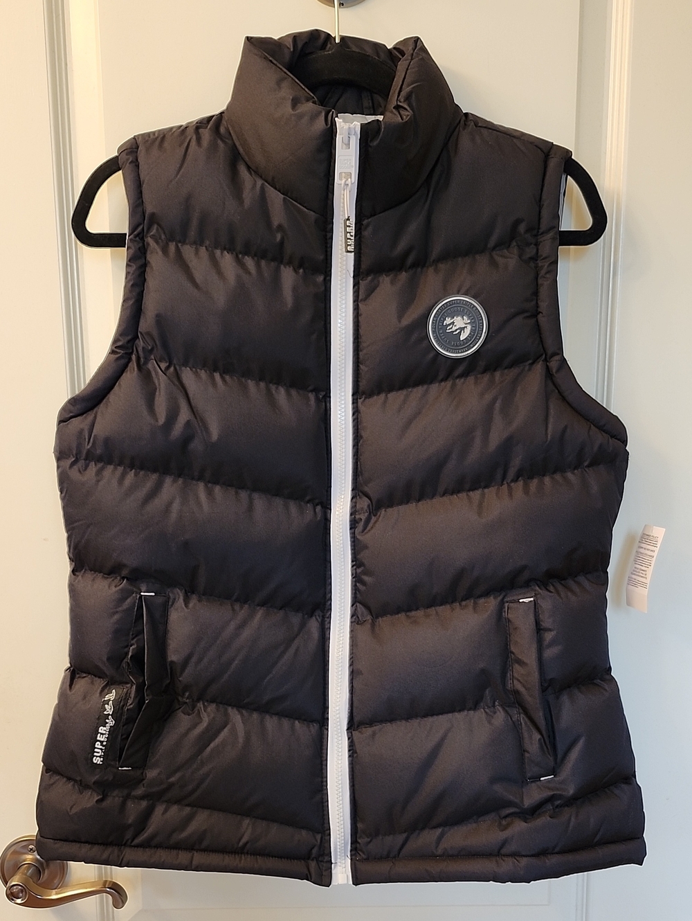 ✨️NWT✨️ Women's Black "Triple Super Goose" Puffer Vest, Size M